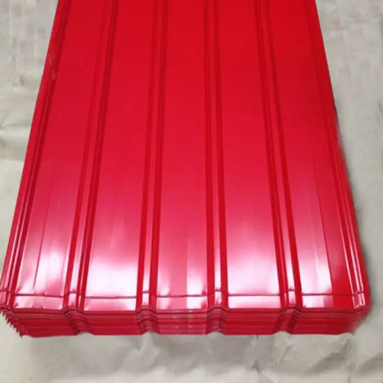 Z30-275g Ral Color Roofing  Corrugated metal roof sheet Zinc galvanized corrugated steel iron for Ghana house
