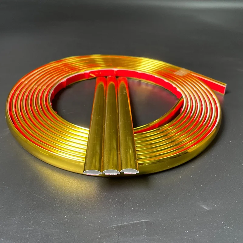 Gold silver PVC furniture decorative strip Sofa base edge plastic edge sealing strip