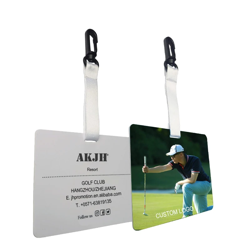 Factory Price Custom Golf Bag Tags Good Price Bag Tag ABS Bag Tag With Strap