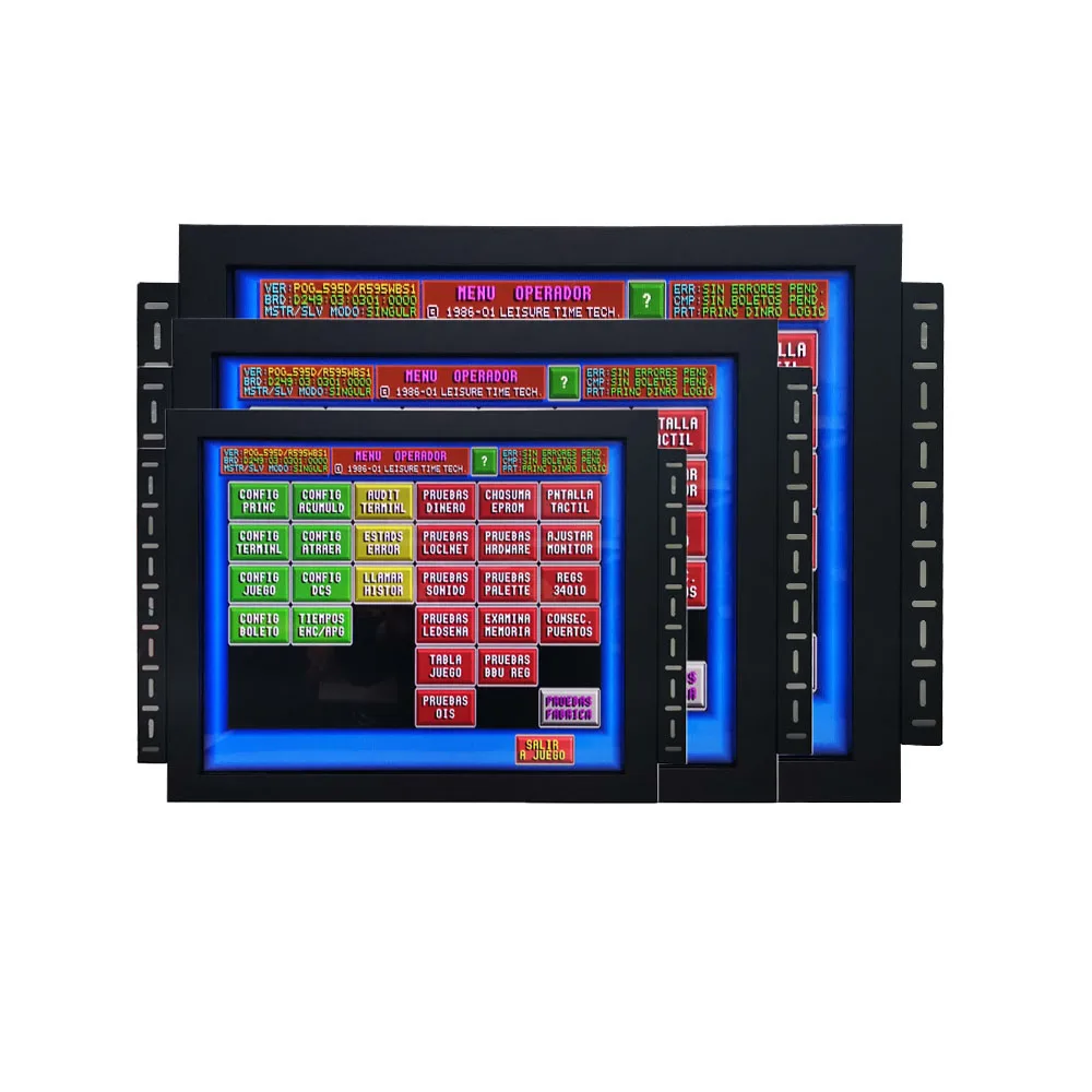 Горшок с золотой открытой рамкой монитор 19 дюймов ИК Сенсорный игровой монитор POG