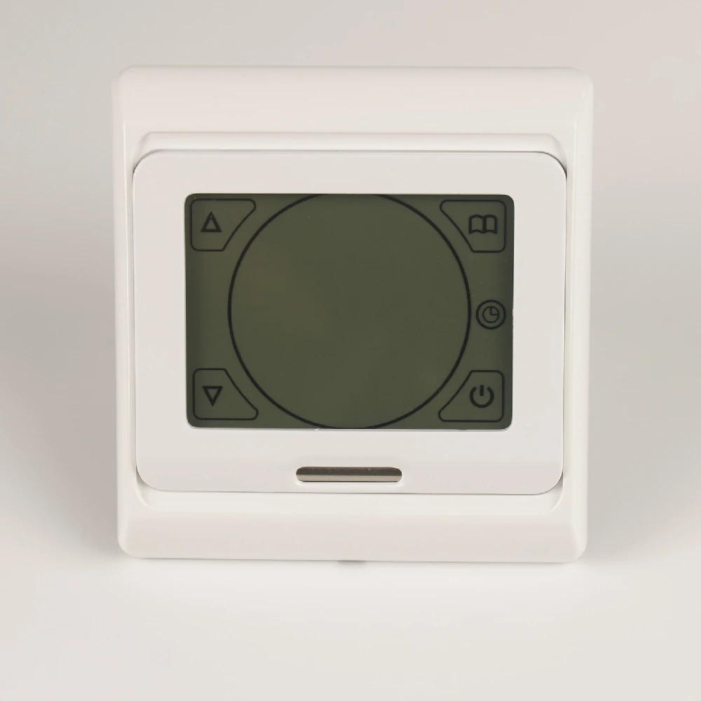 E91.716 M6 touch screen thermostat work with floor heating cable heating film16A 230VAC