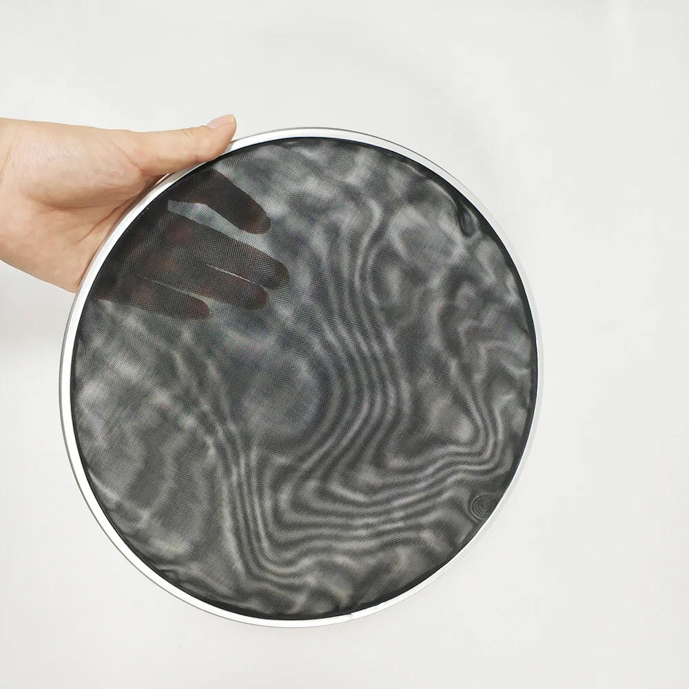 wholesale optional size black skin bass drum head music drum set and accessories mute drum mesh heads