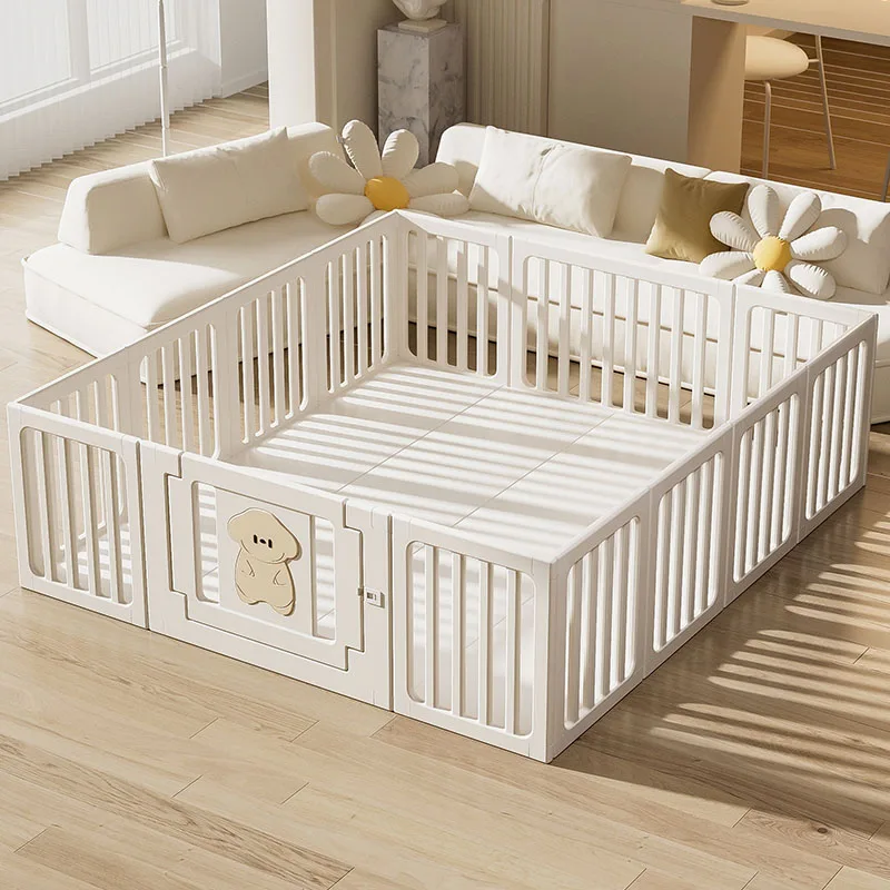 ejiale children baby playpen with mat large baby playard for toddler playpen manufacturing factory
