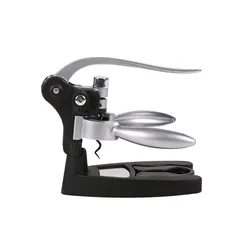 Top Seller Rabbit Style Corkscrew Wine Bottle Lever Screwpull Opener Wine Accessories Gift Set Rabbit Corkscrew with Foil Cutter