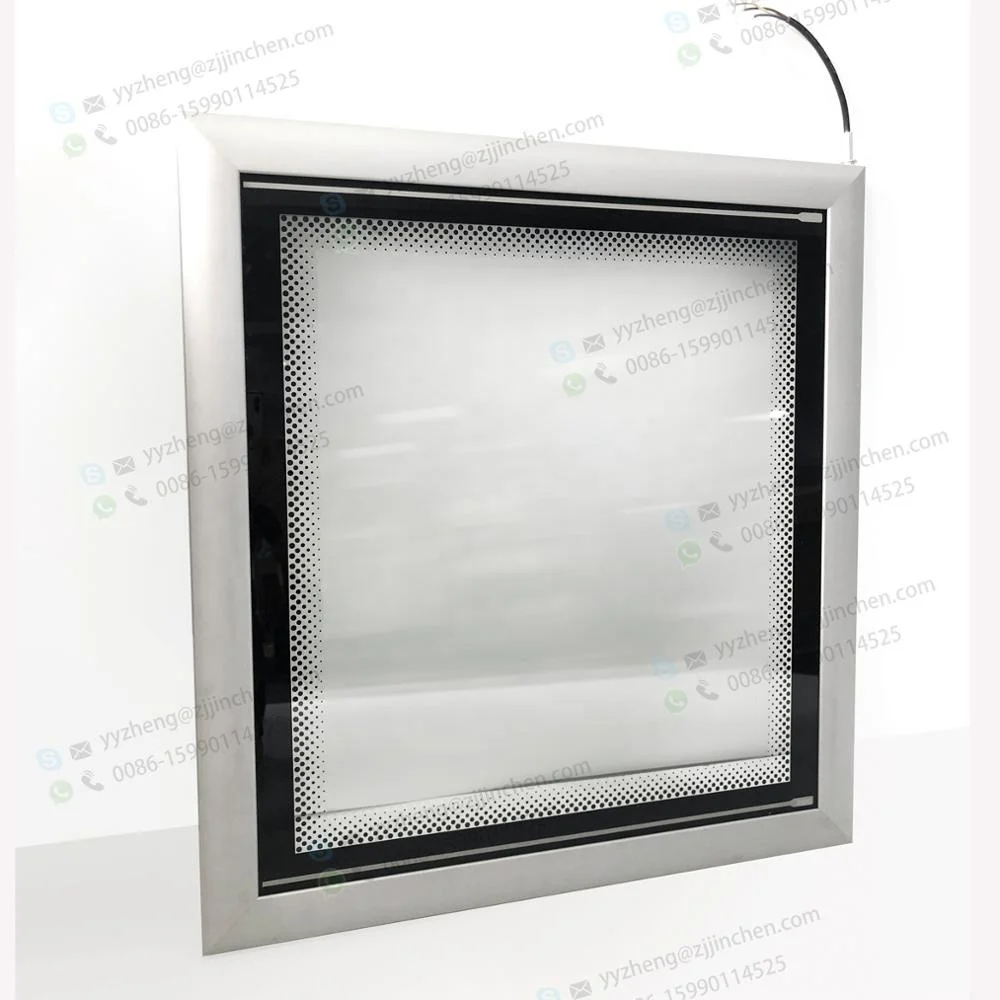 Mini silk print glass door for the wine cooler