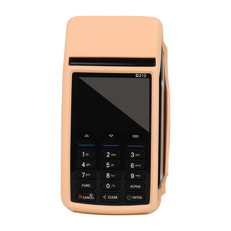 Хит продаж, смарт-мобильный телефон, мини-Кредитная карта POS Pax D210, терминал, силиконовый рукав, защитный чехол