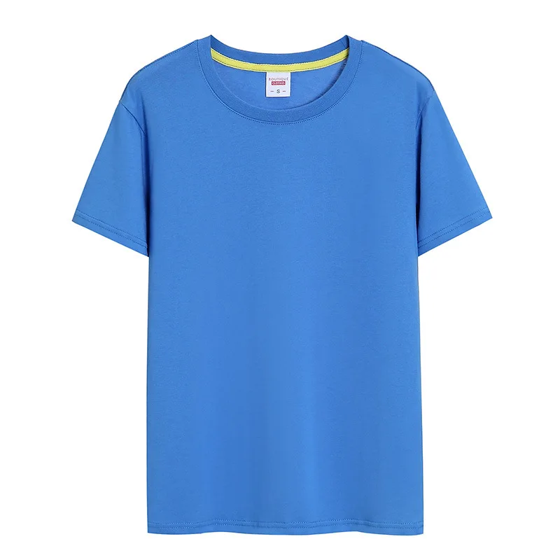 Настраиваемая однотонная дизайнерская женская футболка, высококачественные хлопковые футболки для девочек