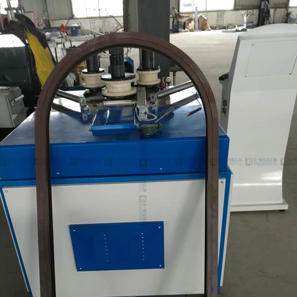 Bending machine for aluminum window door profile