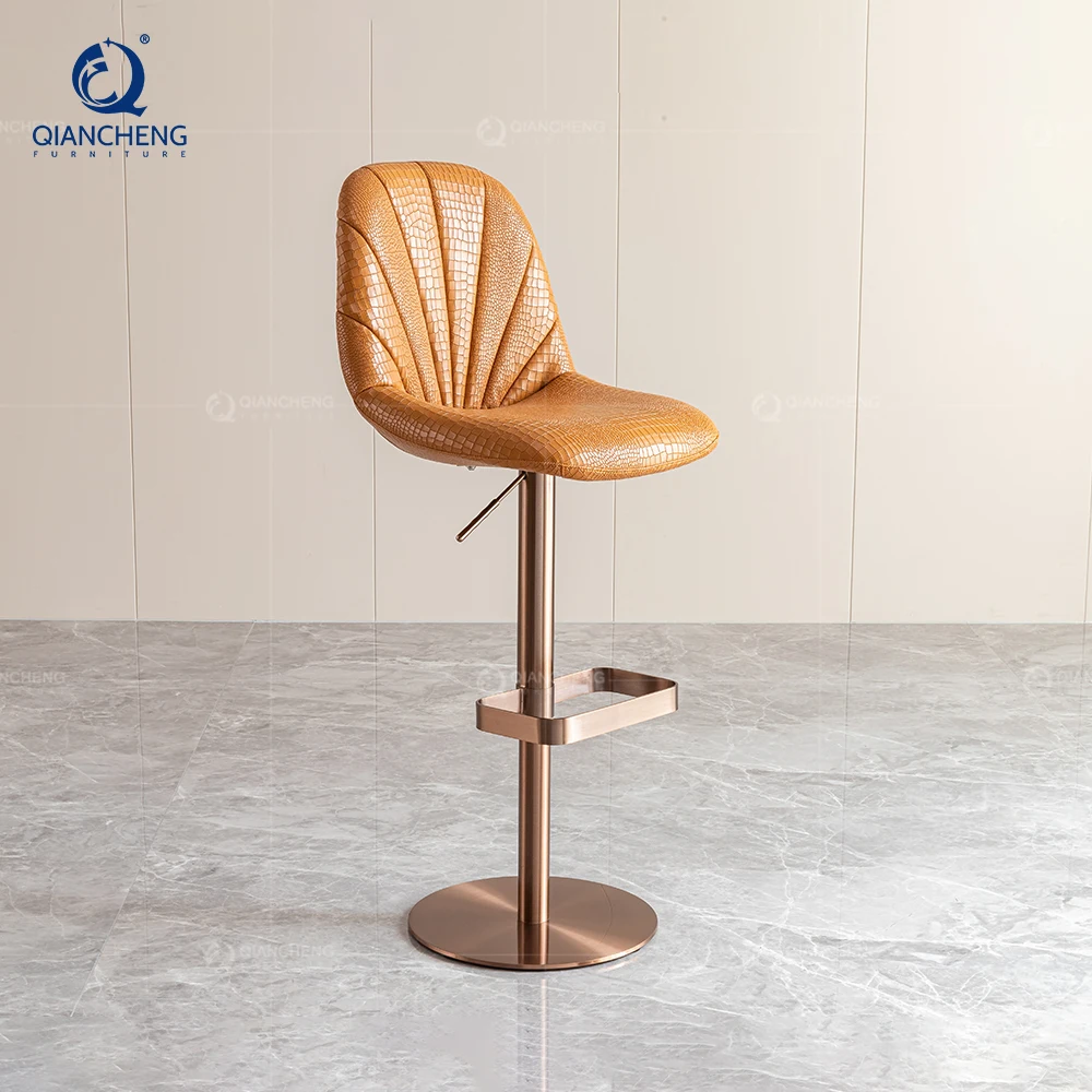 high quality salon bar chair china top 10 furniture brand club elegant adjustable luxury genuine leather swivel bar stool chair