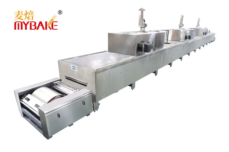 
MYBAKE Automatic Factory Direct Sale Price Commercial Biscuit and Cookie Gas Baking Oven 