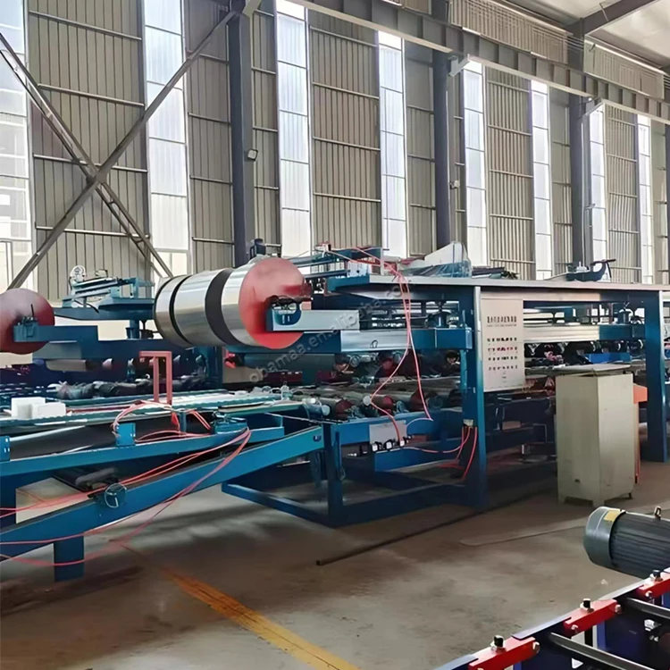 Eps And Rock Wool Sandwich Panel Production Line Osb Eps Sip Sandwich Panel Production Line
