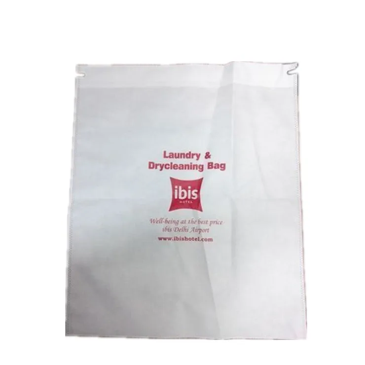 Eco Friendly Small Recyclable Non Woven Wash Laundry Bag For Hotel