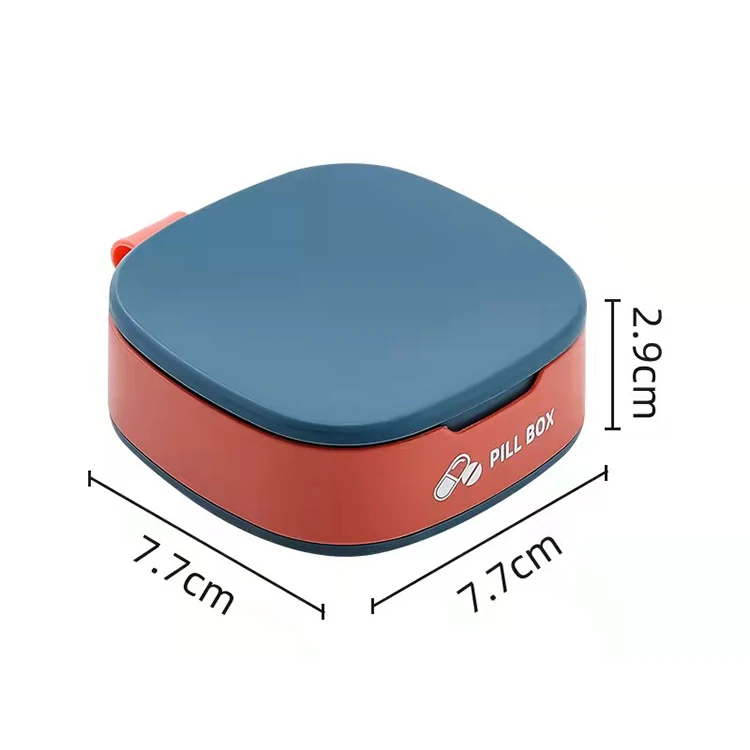 Mini portable household products travel silicone sealed box objects medicine box storage box