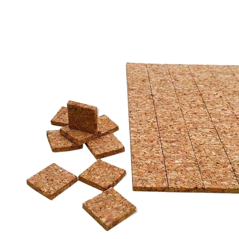 Wholesale Adhesive Cork Protection Glass Separator Pads Cork Pad for Glass