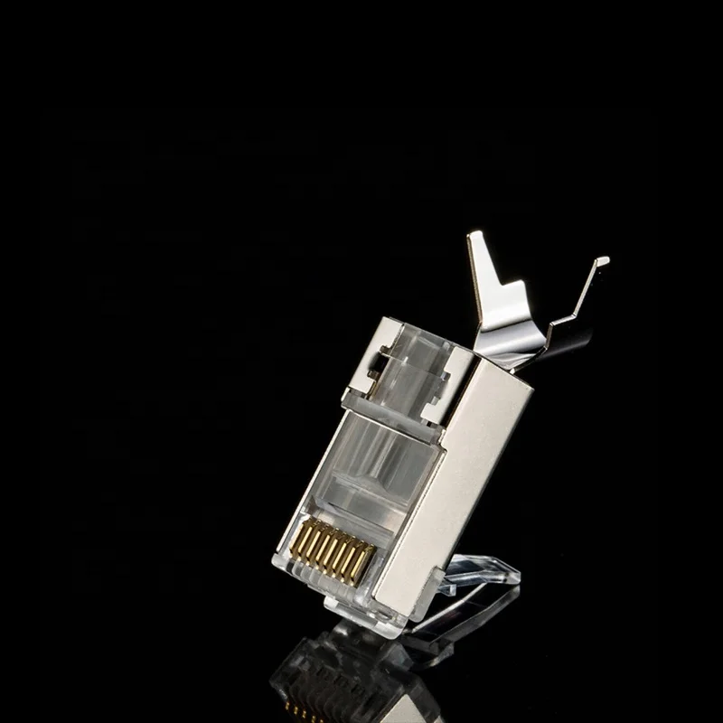 CAT7 Metal Shielded RJ45 Connector Cat7 FTP 8P8C Ethernet Connector Modular Network Plug