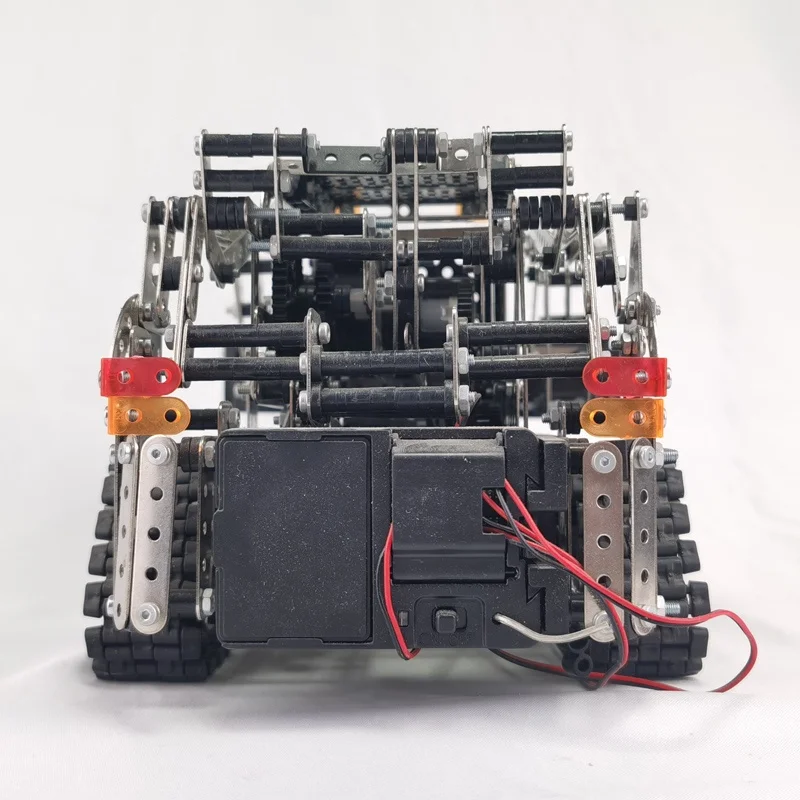 Kids Building Blocks Rc Toys Forklift Puzzels Diy Steel Construction Metal 3d Puzzle