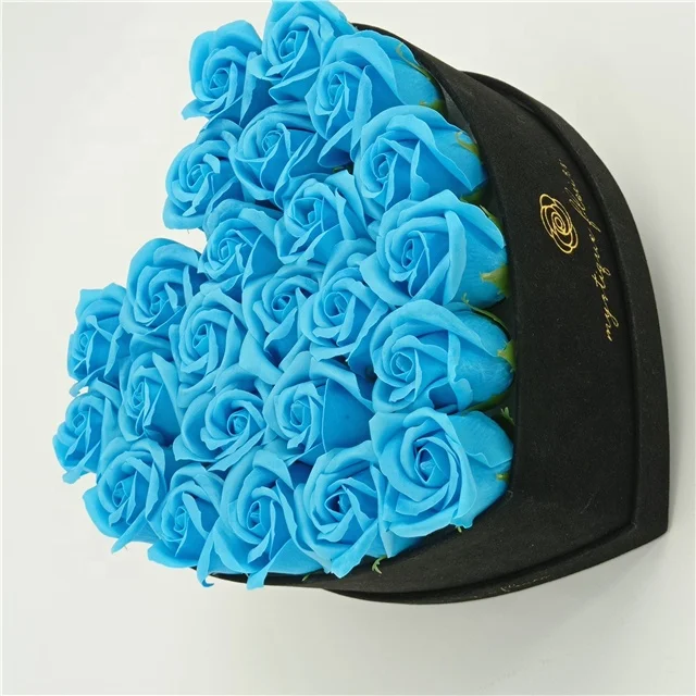 Heart shape paper flower boxes for flower packaging