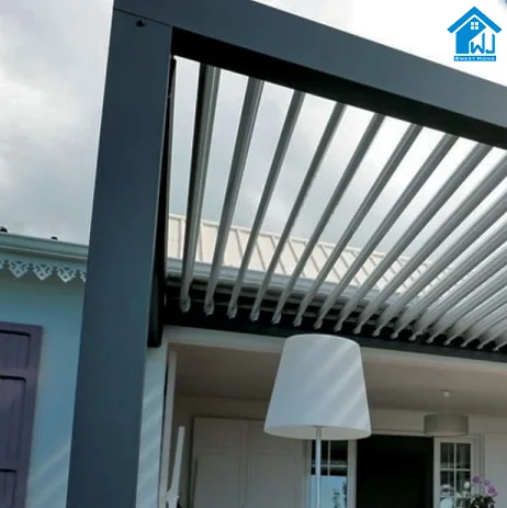 Hotel garden leisure high end large furniture matching sofa set modern outdoor aluminium pergola