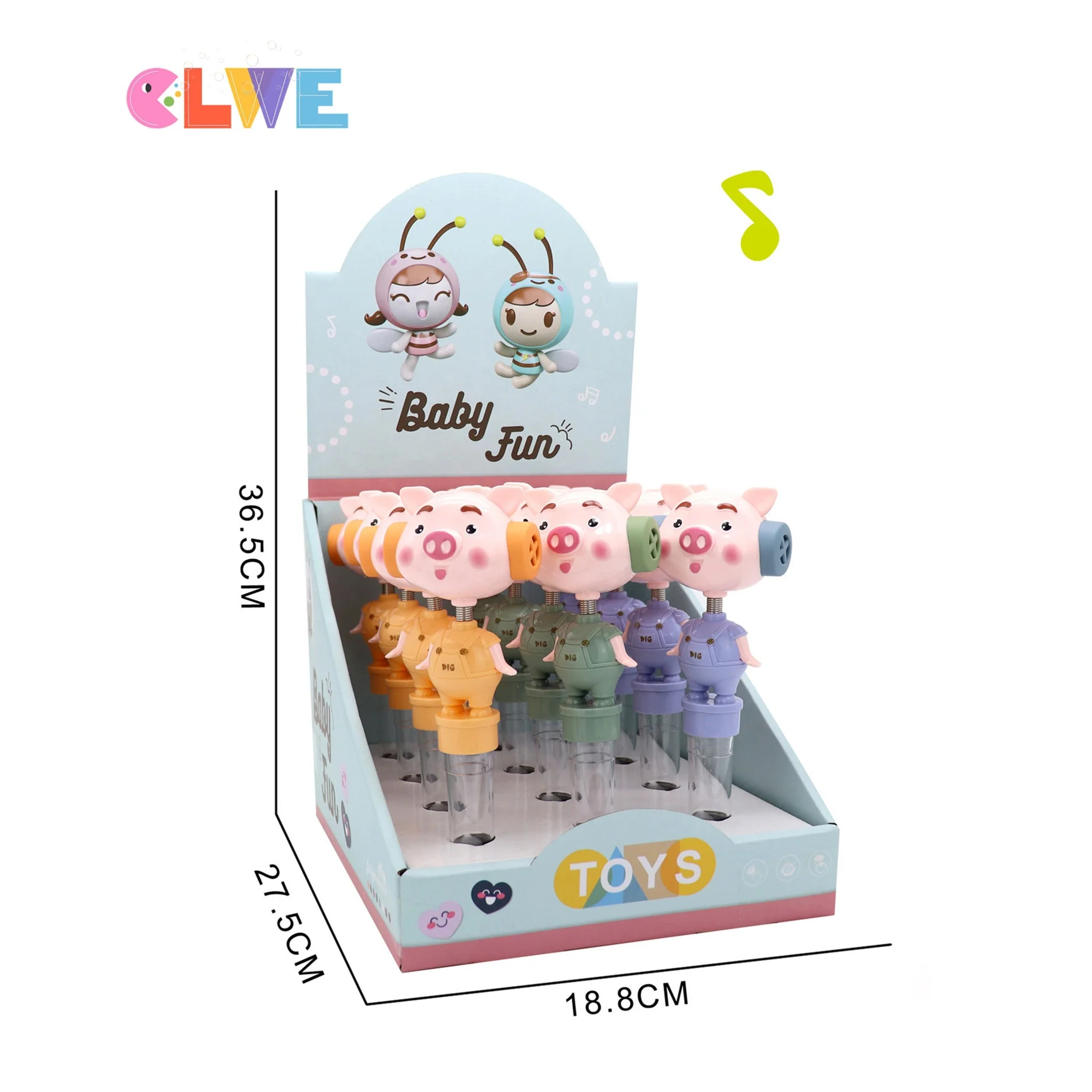 Hot sale toy candy kidsmania funny Wiggle and giggle pig toy without candy animal candy toy