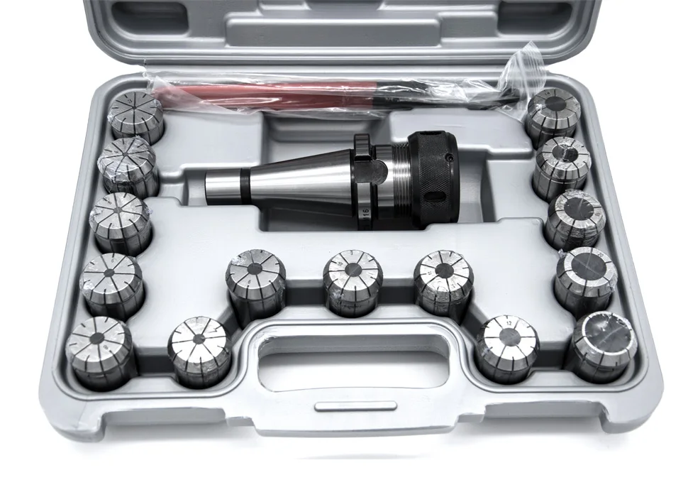 NT40 OZ25 Collet Chuck 17pcs/set NT40 OZ25 Milling Chuck Holder  with 15pcs OZ25 Collet  For clamping tools on milling machines