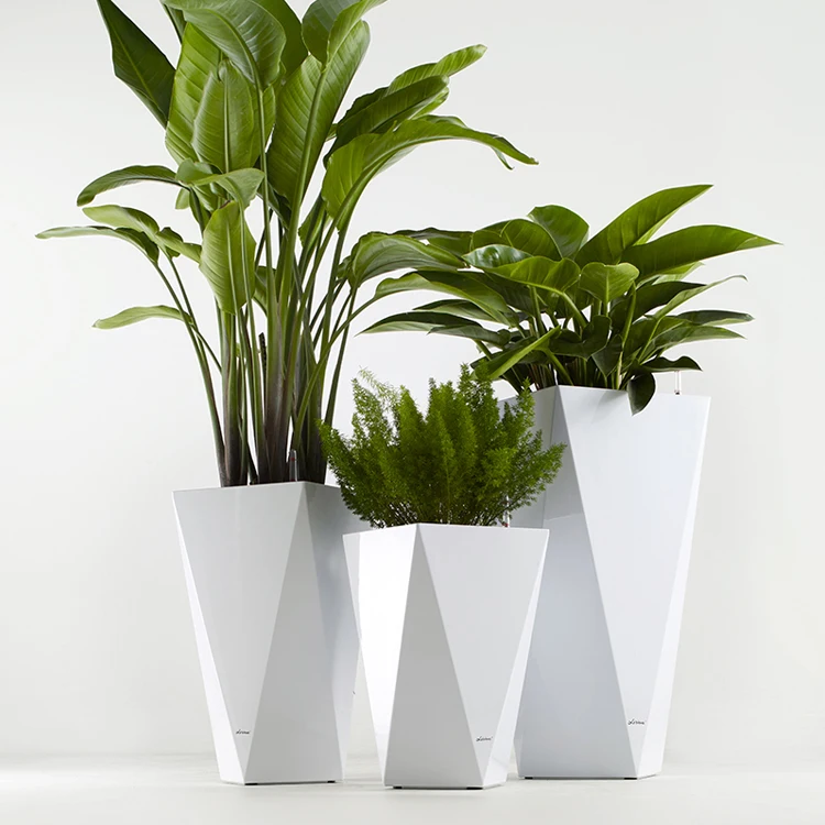 Thick and high large flowerpot plastic flowerpot indoor balcony Small/Medium for green plants Glazed flowerpot for green plants