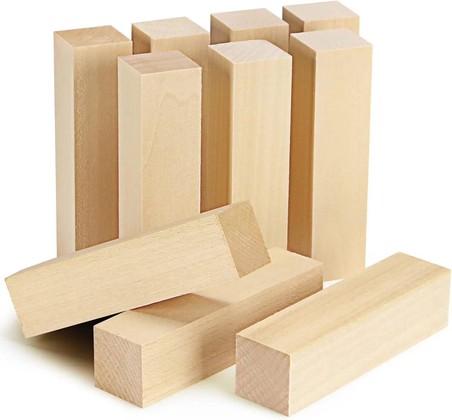 Tailai Unfinished DIY Basswood Wood Pieces Sandalwood Engraving Rectangular Board for Painting Christmas Ornaments Home Decor