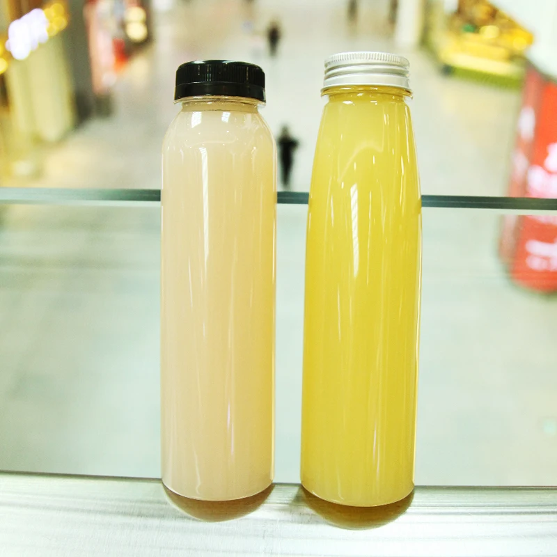 OEM Plastic Cans With Logo Clear Plastic Can Soda Drinking Bottle With Lid PET Cans
