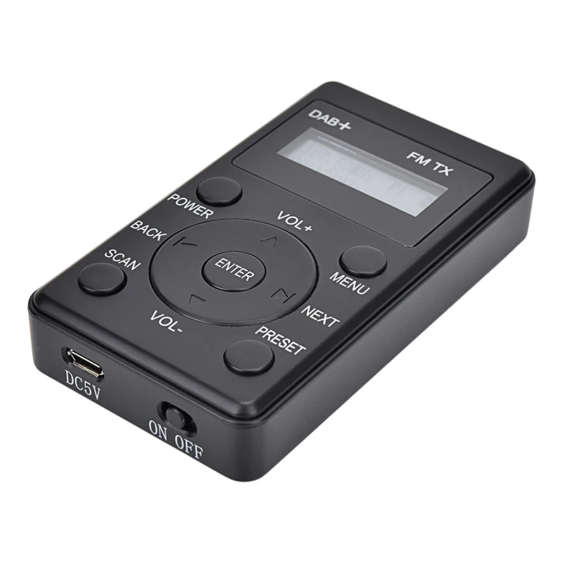 Nice Price Portable MIni Pocket Digital  DAB  Radio Time Setting With Home FM Radio