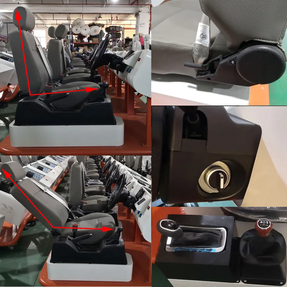 Professional manufacturer Left gear shift and right gear shift in one car driving simulator for driving school