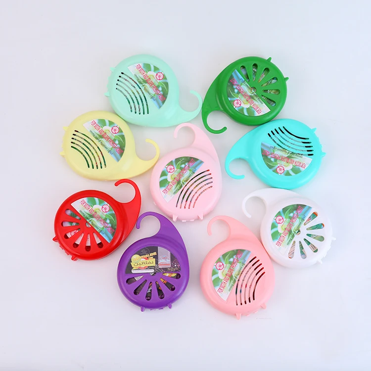 Wardrobe Hanging Air Freshener PDCB Moth Block Air Freshener With Plastic Hook Box