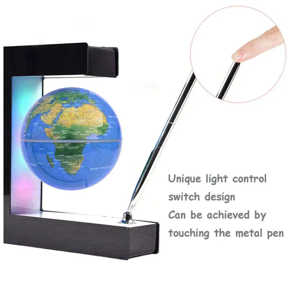 Magnetic Levitation globe for educational toys Geography Smart mini World Globe and pen holder office desk decoration