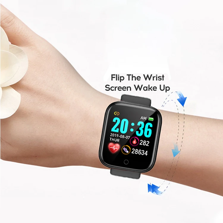 
New Smartwatch Sport Heart Rate Blood Pressure Mobile Watch Smart Wearable 