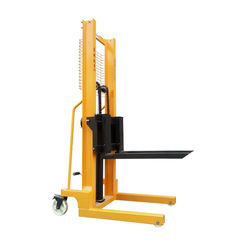 Straddle Hydraulic Hand Lift Manual Pallet Stacker 1 Ton 2ton 1.6m Forklift