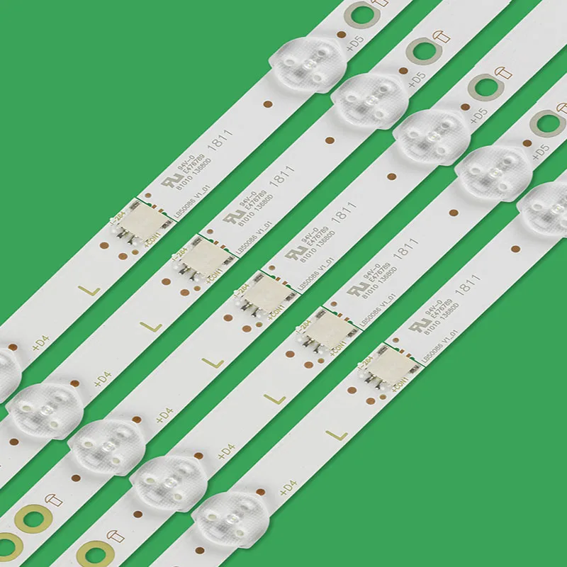 ZR-W586   New LCD TV Backlight Strip LB50082 V3 LB50089 V1 For Phili-ps 50PUF6102/T3