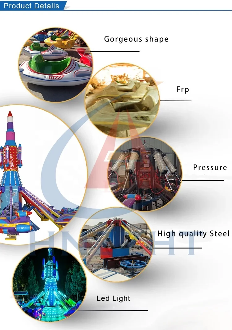 Amusement and theme park companies equipment attraction park plan self control aircraft for kids