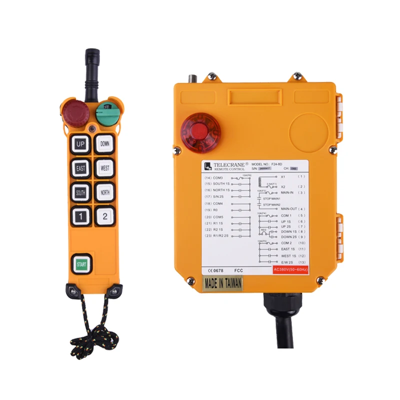 F24-8D 220v 8 channel wireless Tunneling machines switch remote control industrial