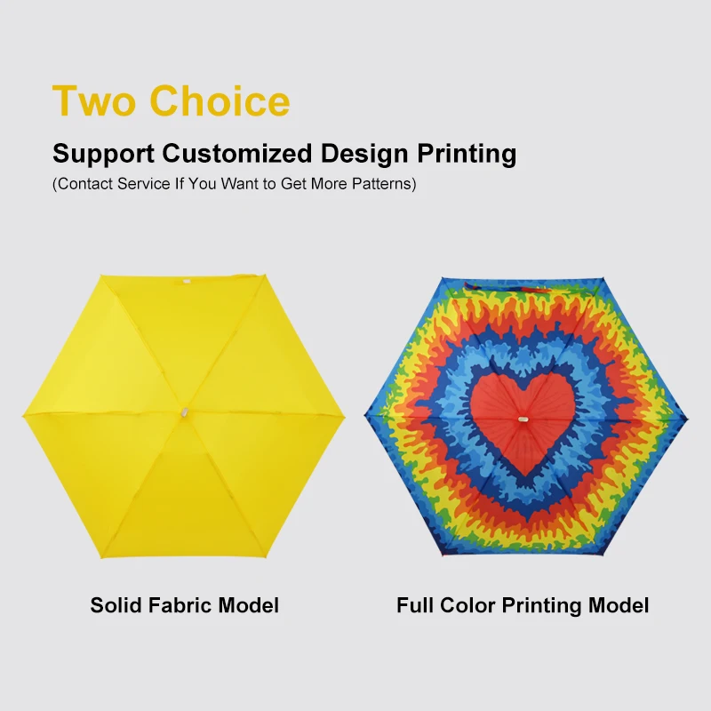 Wholesale mini umbrella manual capsule can custom uv protection lady small five folding umbrella sun and rain