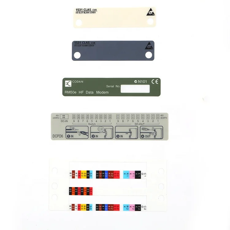 Medical Use Plastic Product Custom Printed Labels Self Adhesive Polyester Polycarbonate Label UV Printing Stickers