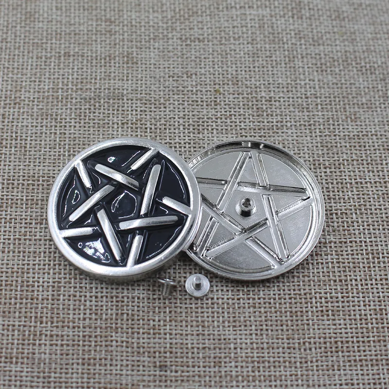 Hot sale screw back conchos western for bag DIY Indian coin buttons for leather