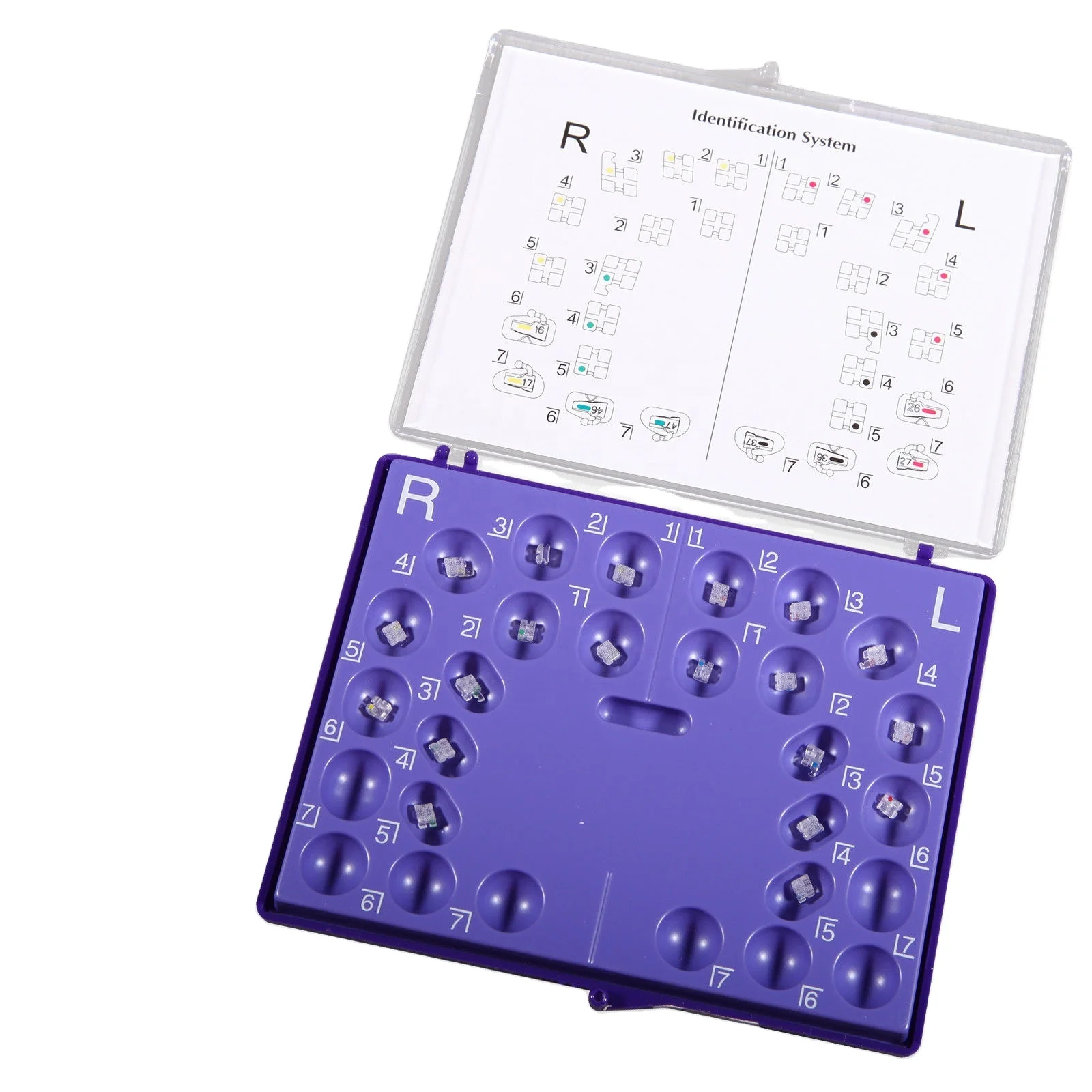 Dental Orthodontic Sapphire Ceramic Brackets Ortho Braces