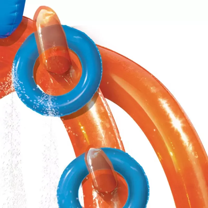 PVC Inflatable Basketball Splash/ Inflatable Basketball Stand Slide Play Center Swimming Pool for Kids