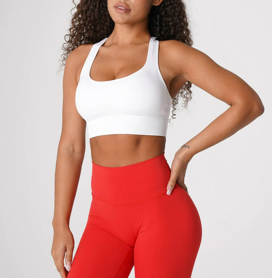 woman sportswear fitness custom push up bra gym sports seamless nvgtn bra