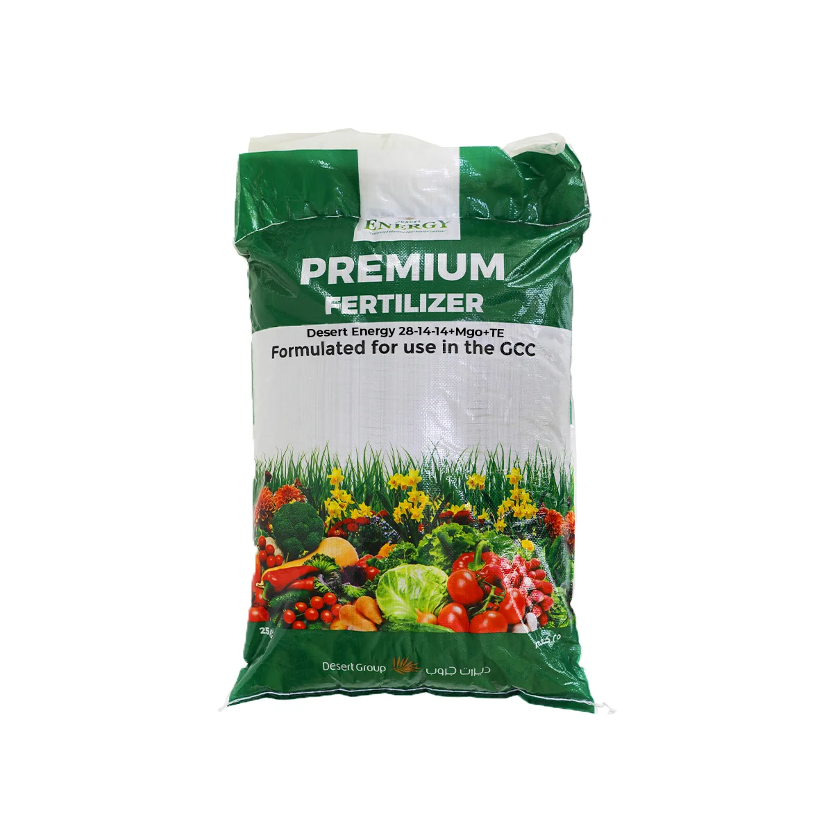Superior Formula Desert Energy 28-14-14+MgO+TE Compound Powdered Fertilizer 25kg for Thriving Plants