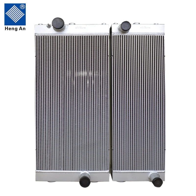 china manufacture Aluminum Core hydraulic oil cooler for jcb