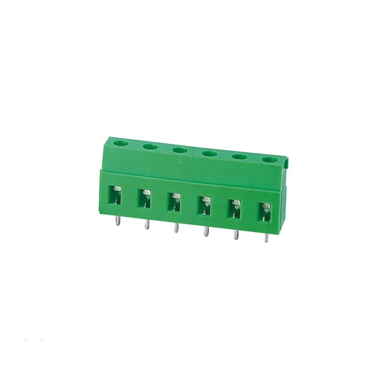 Screw terminal block HQ129R pcb type connectors 7.5/7.62 mm