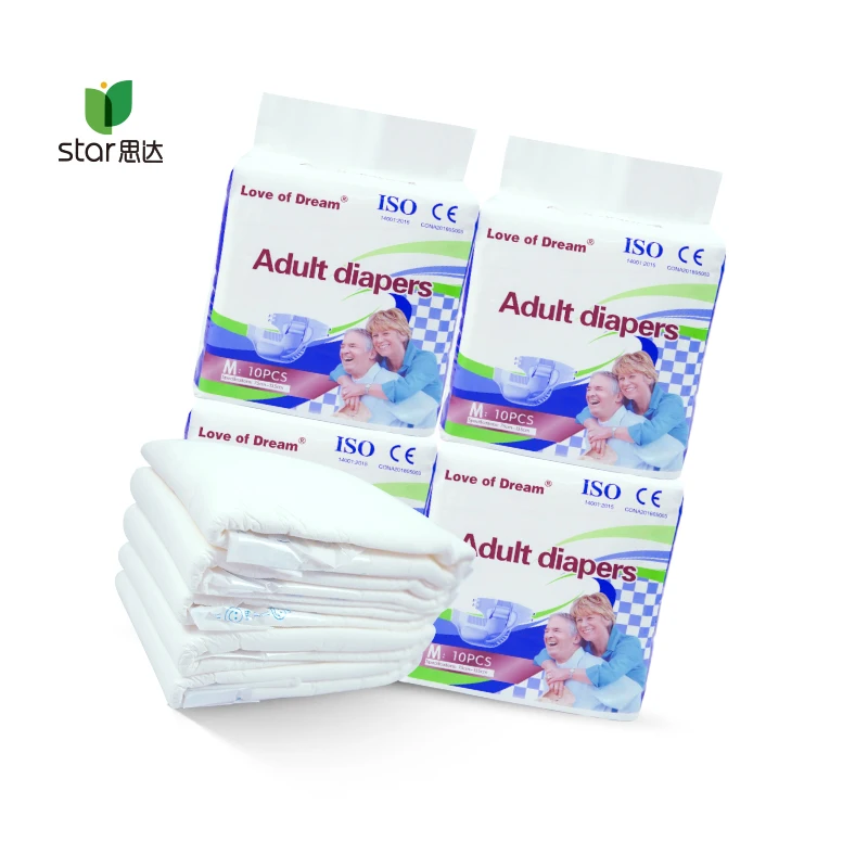 Wholesale Custom OEM High Sales  Manufacturer  Disposable briefs the elderly care diapers Adult diaper pants diaper