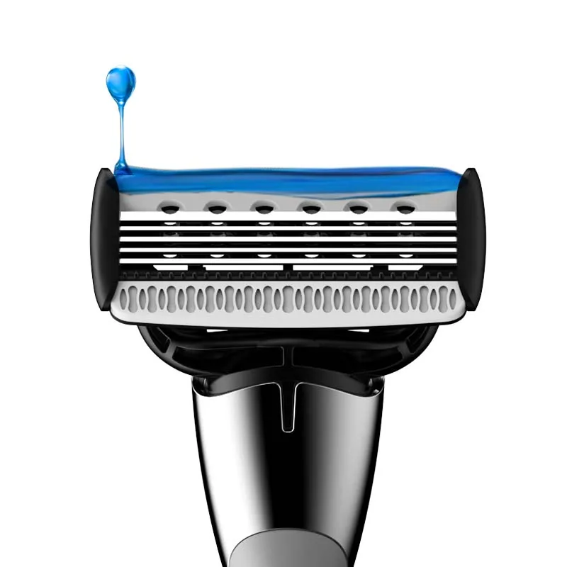 Customized Logo Brand Shaving Razor Compatible with 5 Layers Blade System Razor