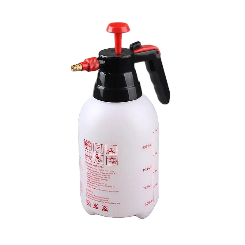 Factory price 1.5L 2L customized logo plastic bottle manual pressure sprayers