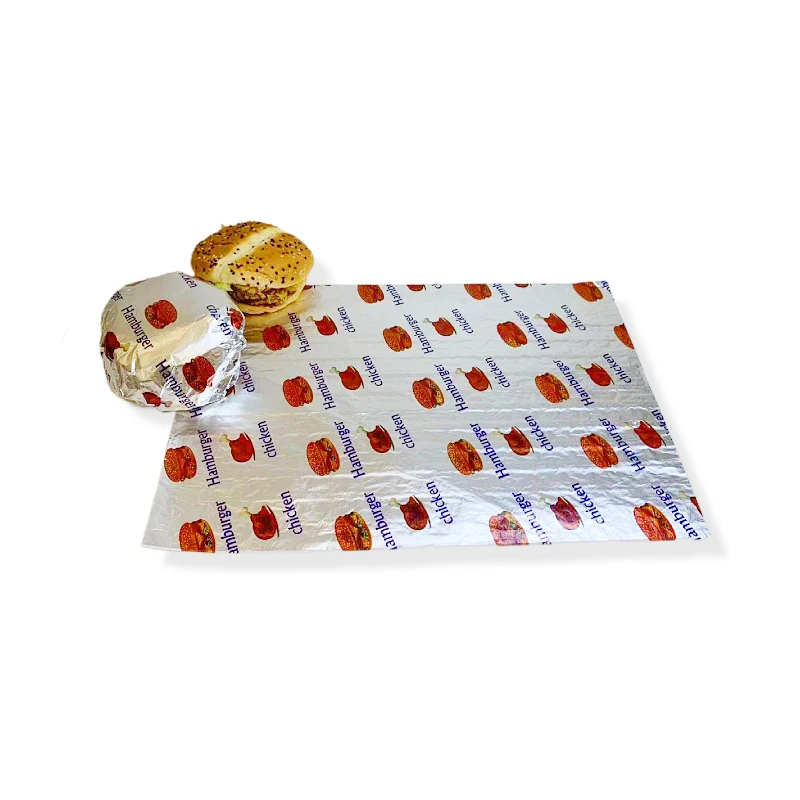 Premium Oil Proof Honeycomb Foil Grease Proof Deli Paper Foil Paper Lined Sheets For Food Logo Deli Paper