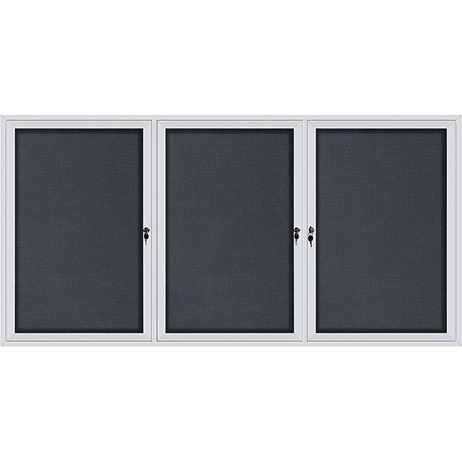 lockable notice board school cork board stairway pin board
